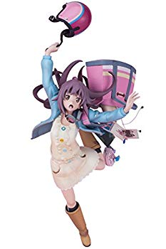 【中古】【非常に良い】Hdge technical statue No.8 ローリング☆ガールズ 森友望未 ノンスケールATBC-PVC＆ABS製 塗装済みフィギュア w17b8b5