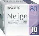 【中古】SONY 10MDW80NED ミニディスク 80分10枚組 o7r6kf1