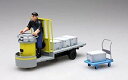 【中古】青島文化教材社 1/32 特殊荷役 No.02 ニチユ エレトラック 標準タイプ&台車、発泡スチロール箱セット 2mvetro