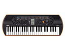 【中古】【非常に良い】CASIO 44ミニ鍵盤 電子キーボード SA-76 ブラック&オレンジ wgteh8f