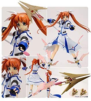 【中古】モエコレ+ No.09 1/7scale PVC 高町なのは バリアジャケット・エクシードモード 2mvetro
