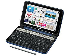 【中古】【非常に良い】シャープ カラ—電子辞書 Brain 大学生・ビジネスモデル ネイビー系 PW-SB4-K dwos6rj