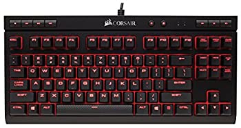 【中古】Corsair K63 Red LED -日本語キーボード- [Cherry MX Redキースイッチ採用 コンパクト テンキ..