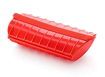 【中古】ルクエ スチームケース レギュラーサイズ トマト スペイン製 62036 6g7v4d0