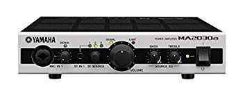 【状態　非常に良い】(中古品)ヤマハ MA2030a【メーカー名】ヤマハ【メーカー型番】MA2030A【ブランド名】ヤマハ(Yamaha)【商品説明】ヤマハ MA2030aセットアップと操作が容易なシンプルなインターフェースローインピーダンス接続 (30W x2ch @3Ω/4Ω/8Ω)およびハイインピーダンス接続(60W x1ch, 70系/100系)の切替可能多目的に対応する2つのマイク入力端子と3つのステレオ端子を装備音楽再生やマイク使用時に役立つDSP機能を搭載 (フィードバックサプレッサ—、プライオリティダッカー、レベラー)エンハンサー機能を搭載したステレオソースEQを装備当店では初期不良に限り、商品到着から7日間は返品を 受付けております。品切れの場合は2週間程度でお届け致します。ご注文からお届けまで1、ご注文⇒24時間受け付けております。2、注文確認⇒当店から注文確認メールを送信します。3、在庫確認⇒中古品は受注後に、再メンテナンス、梱包しますので　お届けまで3日〜10日程度とお考え下さい。4、入金確認⇒前払い決済をご選択の場合、ご入金確認後、配送手配を致します。5、出荷⇒配送準備が整い次第、出荷致します。配送業者、追跡番号等の詳細をメール送信致します。6、到着⇒出荷後、1〜3日後に商品が到着します。当店はリサイクル専門店につき一般のお客様から買取しました中古扱い品です。ご来店ありがとうございます。