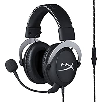 【中古】【非常に良い】HyperX Cloud Silver ゲーミングヘッドセット インライン音量コントロールBox付..