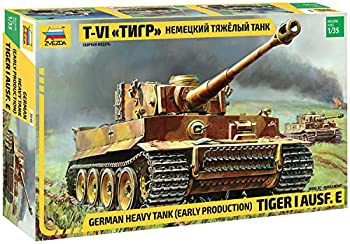 【中古】【非常に良い】ズベズタ 1/35 ドイツ重戦車 タイガーI 初期型 プラモデル