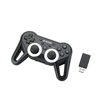 【中古】エレコム ゲームパッド ワイヤレス接続 12ボタンアナログスティック搭載 振動/連射 高耐久 ブラック JC-U3412SBK g6bh9ry 【中古】エレコム ゲームパッド ワイヤレス接続 12ボタンアナログスティック搭載 振動/連射 高耐久 ブラック JC-U3412SBK g6bh9ry