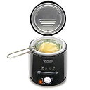 【中古】【非常に良い】ライソン D-STYLIST おひとりフライヤー 0.6L 電気 温度調節化 ブラック KDFY-06AB mxn26g8