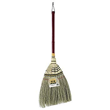 【中古】アズマ 室内用ほうき 手編みホーキ特撰短柄 穂幅31cm 全長79cm 天然繊維・しなやかな穂 AZ112 wgteh8f
