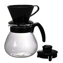 【中古】【非常に良い】HARIO (ハリオ) テコ コーヒードリッパーセット 1000ml TCD-100B g6bh9ry