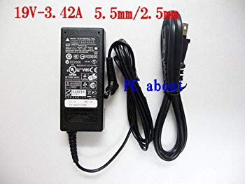 【中古】【非常に良い】ASUSTek Asus ノートブック向け 65W 19V-3.42A (外径：5.5mm/内徑：2.5mm) 互換..