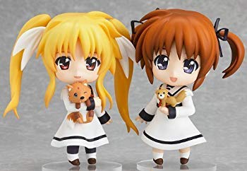 【中古】WF2012 ワンフェス2012夏限定 ねんどろいど 高町なのは&フェイト・テスタロッサ 私立聖祥大付..