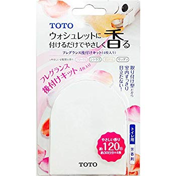 【中古】TOTO トイレ用芳香剤 ウォシュレット後付けフレグランス スターターキット(シート4枚入) TCA23..