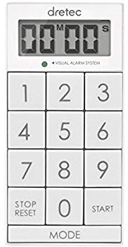 【中古】dretec(ドリテック) デジタルタイマー スリムキューブ 消音切替 光 ホワイト T-520WT 9jupf8b