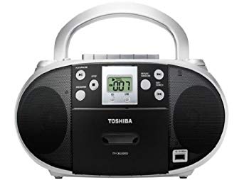 【中古】Toshiba TY-CKU300D Radio Cassette Player/Recorder with MP3 by Toshiba khxv5rg
