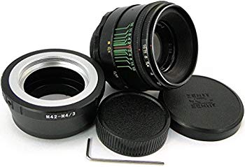 【中古】【非常に良い】HELIOS 44-2 58mm F2 Russian Lens + Adapter Micro 4/3 MFT Mount Olympus PEN OM-D E M1 M5 MARK II M10 n5ksbvb