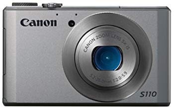 【中古】Canon デジタルカメラ PowerShot S110 約1210万画素 F2.0 光学5倍ズーム シルバー PSS110(SL) ..