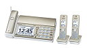 【中古】パナソニック おたっくす デジタルコードレスFAX 子機2台付き 1.9GHz DECT準拠方式 ホワイト KX-PD604DW-W qqffhab
