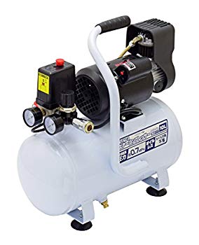 【中古】【非常に良い】高儀 EARTH MAN エアーコンプレッサー オイルレス 静音タイプ 10L ACP-10A