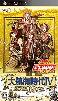 【中古】コーエーテクモ定番シリーズ 大航海時代IV ROTA NOVA - PSP【メーカー名】コーエーテクモゲームス【メーカー型番】【ブランド名】コーエーテクモゲームス【商品説明】【中古】コーエーテクモ定番シリーズ 大航海時代IV ROTA NOVA - PSP・中古品（ユーズド品）について商品画像はイメージです。中古という特性上、使用に影響ない程度の使用感・経年劣化（傷、汚れなど）がある場合がございます。商品のコンディション、付属品の有無については入荷の度異なります。また、中古品の特性上、ギフトには適しておりません。商品名に『初回』、『限定』、『〇〇付き』等の記載がございましても、特典・付属品・保証等は原則付属しておりません。付属品や消耗品に保証はございません。当店では初期不良に限り、商品到着から7日間は返品を受付けております。注文後の購入者様都合によるキャンセル・返品はお受けしていません。他モールでも併売している商品の為、完売の際は在庫確保できない場合がございます。ご注文からお届けまで1、ご注文⇒ご注文は24時間受け付けております。2、注文確認⇒ご注文後、当店から注文確認メールを送信します。3、在庫確認⇒新品、新古品：3-5日程度でお届け。※中古品は受注後に、再検品、メンテナンス等により、お届けまで3日-10日営業日程度とお考え下さい。米海外倉庫から取り寄せの商品については発送の場合は3週間程度かかる場合がございます。　※離島、北海道、九州、沖縄は遅れる場合がございます。予めご了承下さい。※配送業者、発送方法は選択できません。お電話でのお問合せは少人数で運営の為受け付けておりませんので、メールにてお問合せお願い致します。お客様都合によるご注文後のキャンセル・返品はお受けしておりませんのでご了承下さい。ご来店ありがとうございます。昭和・平成のCD、DVD、家電、音響機器など希少な商品も多数そろえています。レコード、楽器の取り扱いはございません。掲載していない商品もお探しいたします。映像商品にはタイトル最後に[DVD]、[Blu-ray]と表記しています。表記ないものはCDとなります。お気軽にメールにてお問い合わせください。