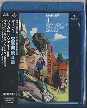 【中古】マーラー : 交響曲 第4番 ト長調 (Mahler : 4 / Gewandhaus-Orchester | Chailly) [Blu-ray] [ 2doriem-12479436 ドリエム楽天市場店 パッケージ画像
