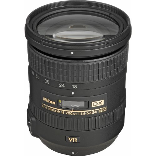 【中古】Nikon AF-S DX NIKKOR 18-200mm f/3.5-5.6G ED VR II Lens