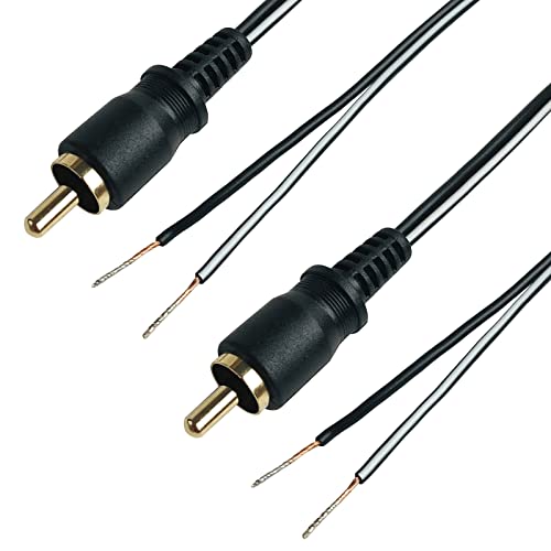 【中古】F-FACTORY スピーカーケーブル ピンプラグ−先バラ 5m×2本/C-078