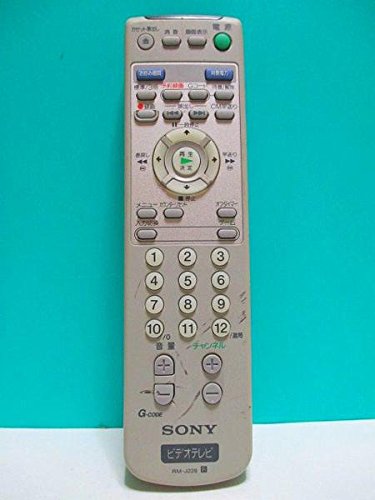 TV Animation - 【中古】ソニー テレビリモコン RM-J228
