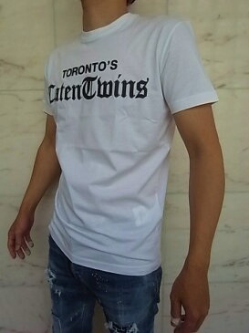 DSQUARED2(ディースクエアード)【TORONTO'S Caten Twins】”LONG COOL FIT”ショートスリーブ”袖クラッシュ”Tee☆