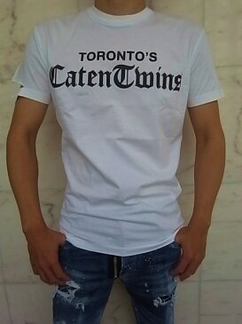 DSQUARED2(ディースクエアード)【TORONTO'S Caten Twins】”LONG COOL FIT”ショートスリーブ”袖クラッシュ”Tee☆
