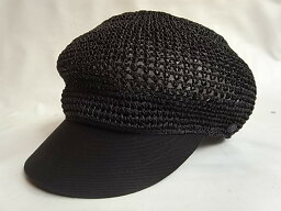 CPH(C-PLUS HEAD WEARS)【CROCHET CASQUETTE/PAPER】★BLACK★