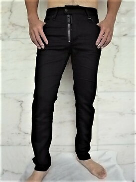 DSQUARED2(ディースクエアード)【SKATER JEAN】”CLEAN WASH””フロントジップ付き”スケーターBlack Jeans★
