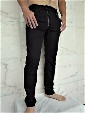 DSQUARED2(ディースクエアード)【SKATER JEAN】”CLEAN WASH””フロントジップ付き”スケーターBlack Jeans★