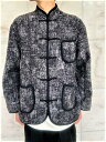 PORTER CLASSICi|[^[NVbNjyPEELED CLOTH CHINESE JACKETzs[hNX`Cj[YWPbgBLACK