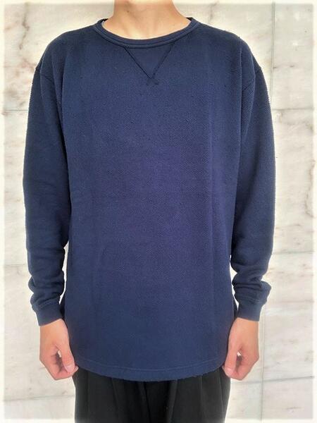 PORTER CLASSICʥݡ饷åˡFRENCH THERMAL CREWNECKۡBLUE