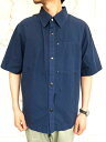 GRIFFIN(OtBjySHORT SLEEVE BLADECUT SHIRTzV[gX[uu[hJbgVcOLD DENIM BLUE