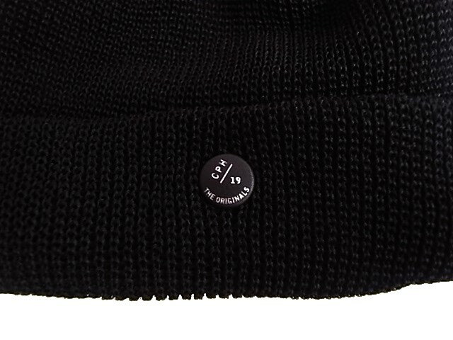 CPH(C-PLUS HEAD WEARS)【CUFF KNIT/STRAW YARN】★BLACK★ 3