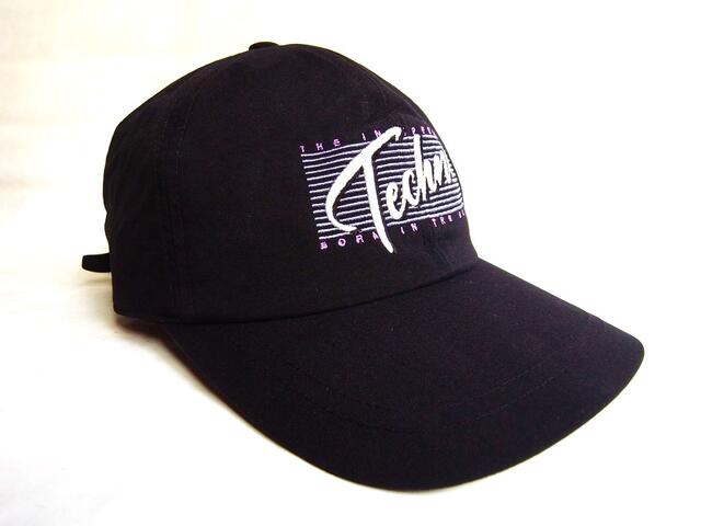 CPH(C-PLUS HEAD WEARS)WHOPOP【TECHNO_6PANNEL CAP】★BLACK★