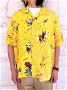 PORTER CLASSIC（ポータークラシック）【ALOHA】 落ちこぼれスパイ ALOHA SHIRT (THE MISFIT SPIES)☆YELLOW★