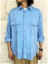 PORTER CLASSICi|[^[NVbNjyROLL UP LINEN SHIRTz(LEGGIUNO GHIBLI SOFT LINEN)ROLL UP SHIRTBLUE