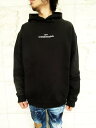 Maison Margiela（メゾン マルジェラ）【Embroidered logo hoodie】エンブロイダードロゴフーディスウェット★BLACK★