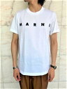 MARNIi}jjyT-SHIRT IN LIGHT COTTON JERSEY WITH FRONT LOGOzN[lbNV[gX[u