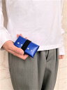 MARNI（マルニ）【PVC WALLET WITH BALCK ORIGAMI CONSTRUCTION】"PVC"ウォレット"オリガミデザイン"★BLUE(WHITE LOGO)☆