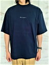 MARNIi}jjyBLUE BLACK JERSEY LOGO PRINT T-SHIRTzN[lbNV[gX[u