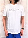 C.P.COMPANY(シー ピー カンパニー）【30/1 JERSEY RELAXED FIT TONAL LOGO T-SHIRT】ショートスリーブ”TONAL LOGO”ティーシャツ☆WHITE☆