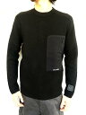 C.P.COMPANY(シー ピー カンパニー）METROPOLIS SERIES【MERINO WOOL JUMPER】 メトロポリスシリーズ エクストラファインメリノウールニット★BLACK★