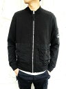 C.P.COMPANY(V[Es[EJpj[jyCOTTON FLEECE MIXED ZIPPED SWEATSHIRTzWbvAbvXEFbgJ[fBKBLACK