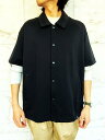 PORTER CLASSIC（ポータークラシック）【OLYMPIC SHIRT】オリンピックシャツ★BLACK★