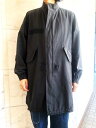 PORTER CLASSIC（ポータークラシック）【WEATHER MILITARY COAT】ウェザーミリタリーコート★BLACK★